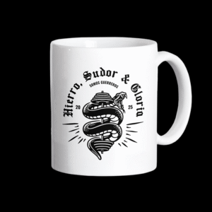 taza_2 Hierro • Sudor • Gloria
