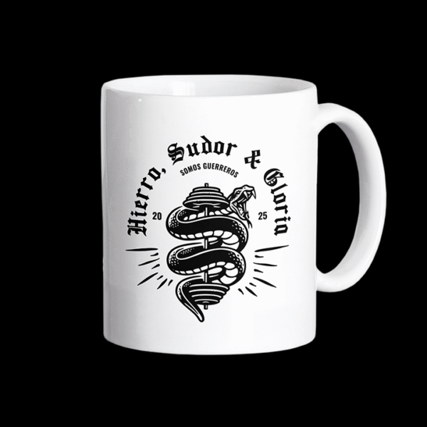 taza_2 Hierro • Sudor • Gloria